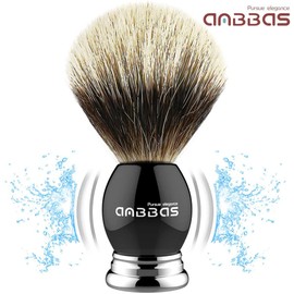 Anbbas® Shaving Brush Set Bearded Badger Hair Shaving Foaming Men's Pure Bagger Hair Shaving Brush (Brush)