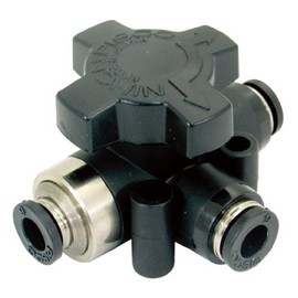 Niigata Seiki HBV6-6 BeHAUS Change Valve, Made in Japan, Tube Outer Diameter: 0.2 inches (6 mm)