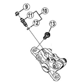 Shimano BR-M987 Y8LF09000 Repair Parts Bleed Nipple