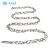 Adyoney 5/64inch(2mm) 4.4yd (4m) 304 Stainless Steel Chain Suspension Chain