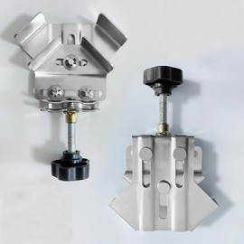 90-Degree Right Angle Clamps, 2-Piece Set, Metal Adjustable Swing Clamps for Woodworking