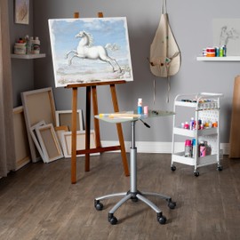 Wood Museum Easel for Artists and Art Display for Galleries