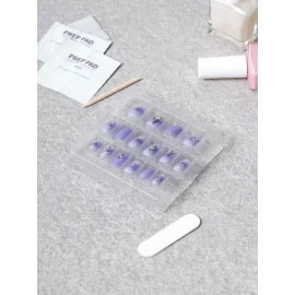 DAISO 25SS Titapress Square Nail Tips #1