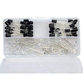 BGTXINGI 50 Pairs 5mm 940nm Infrared Diode LED Emission and IR Receiver