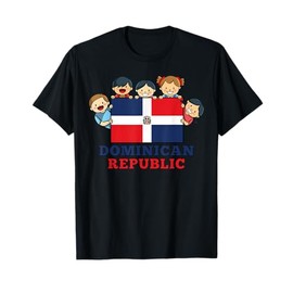 Kids Dominican Republic Flag Hispanic Heritage Dominican T-Shirt