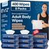 Wet Body Wipes for Adults | Shower Alternative Bathing No