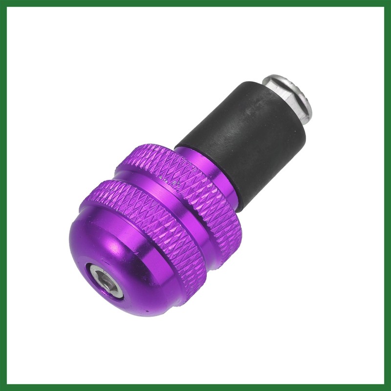 Motoforti 1 Pair 7/8" 22mm Purple Motorcycle Handlebar End Grips