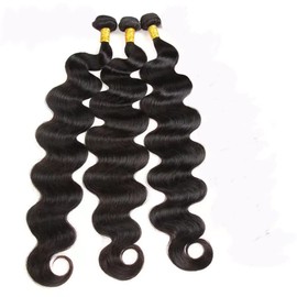 20 22 24 Inch Human Hair Bundles 3 Bundles Human Hair Bundles Deals Human Hair Brazilian Hair Bundles Body Wave Bundles Human Hair Bundles Deals Human Hair 100% Human Hair Bundles 10A Brazilian Human Hair Bundles WOTOTA Human Hair