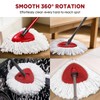 Mop Head Replacement for O-Cedar Easy Wring 1-Tank System，Exovyn Spin