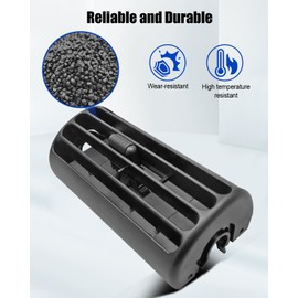 QAGGUM Front Center Dash Air Vent Grille Fit for Jeep Cherokee XJ 1997-2001, Center Dash Vent Louver Outlet Insert Replace 5FS10LAZAB