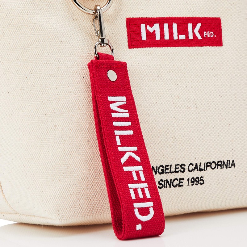 Milkfed 103201053015 Bar and Under Logo Lunch Tote, a