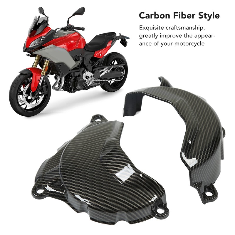 Motorcycle Engine Cylinder Guard Carbon Fiber Style Replacement for F900XR
