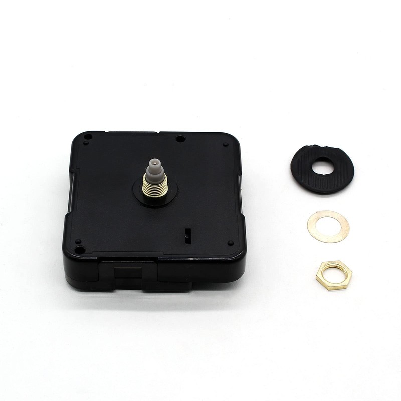 suiwotin 1pc Clock Mechanism Replacement, 13mm/0.51 Inch Shaft Length Wall