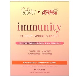 Applied Nutrition Applied Nutrition - Coleen Rooney - Immunity Powder - Vitamin & Mineral Boost - Best 24-Hour Immune Support - Best Vegan Immunity Defense - Enhanced Vitality (14 Servings) (Blood Orange & Grapefruit)