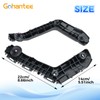 Gohantee Front Bumper Bracket Compatible with Toyota Corolla 2017 2018