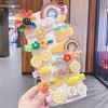 SUKPSY 28 Pcs Colorful Hair Clips Cute Hair Accessories Flower
