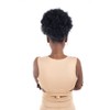Afro Puff Drawstring Pferdeschwanz Synthetic Curly Natural Extension Haarteile (Black-1)