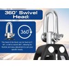 Blue Shark 2250-Sailing Pulley Blocks 38mm Single Swivel (2-Pack)