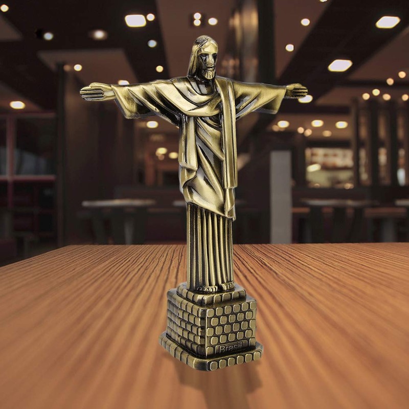 Christ Statue Model, Brazil Landmarks Model, Religious Desktop for Gift
