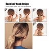 ieron 15pcs Elastic Hook Hair Tie, Open Ponytail Hooks, Hair