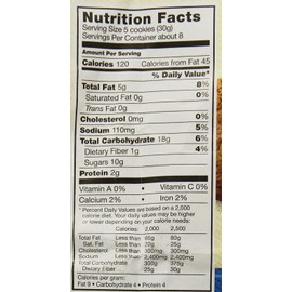 Mi-Del Gluten Free Cookies, Swedish Ginger Snaps, 8 Ounce