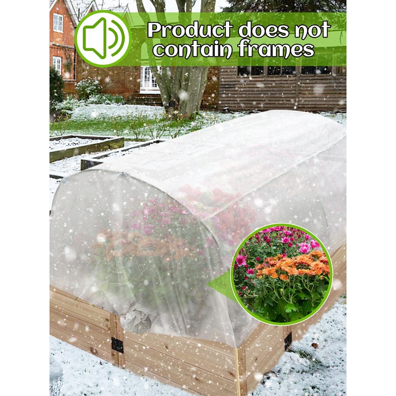 Alphatool 10 ft x 30 ft Plant Covers Freeze Protection