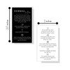 Dermal Filler Aftercare Card | 50 Pack | 2x3.5” inches