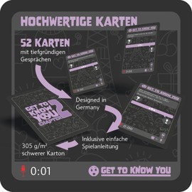 Get to know you: Chapter 2 - The Deeptalk Card Game! | No more fancy small talk? Our game is your solution!