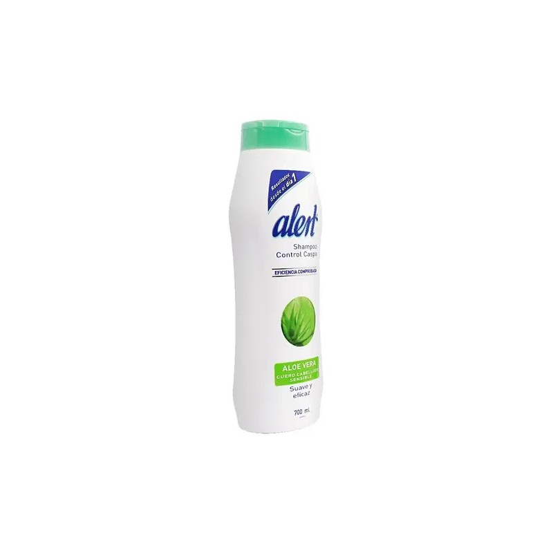 Shampoo Alert Aloe Vera. Botella con 700ml