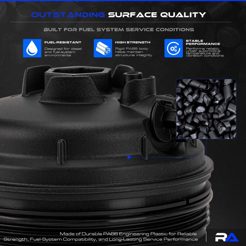68436815AB Diesel Fuel Filter Housing Emissions Cover Cap Fit for
