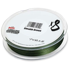 Sufix X8 Stealth Green Braid Line - 150 m Braided Fishing Line, Diameter / Load Capacity: 0.185 mm / 15.5 kg / 35 lbs