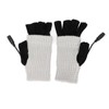 USB Heated Gloves Adult Winter Soft Fashionable Fingerless Heating Gloves