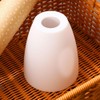 NOLITOY Plastic Cylinder Lampshade, White, Modern Style, Horseshoe Shaped, Softens
