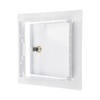 ECOPRO VENT 6" x 6" Lockable White Metal Access Panel.