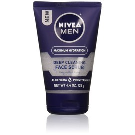NIVEA FOR MEN Original, Deep Cleaning Face Scrub 4.4 oz (Pack of 2)