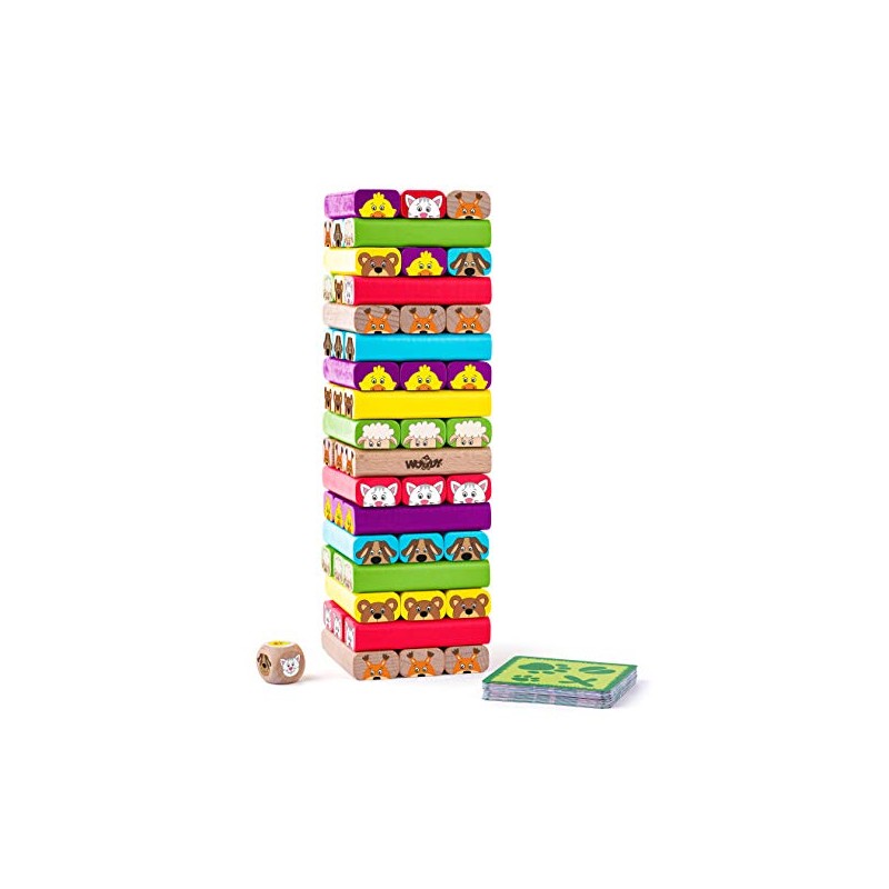 Woodyland 10211 Wooden Wobble Tower