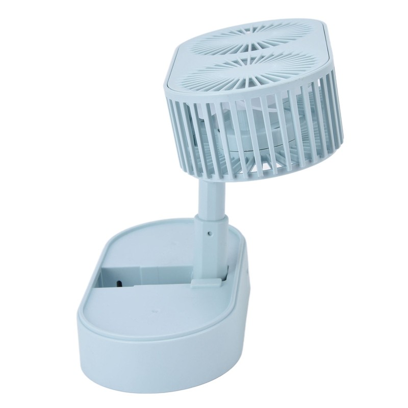 Desktop Double Fan Dual Motor 135° Angle Adjustable Handheld Fan
