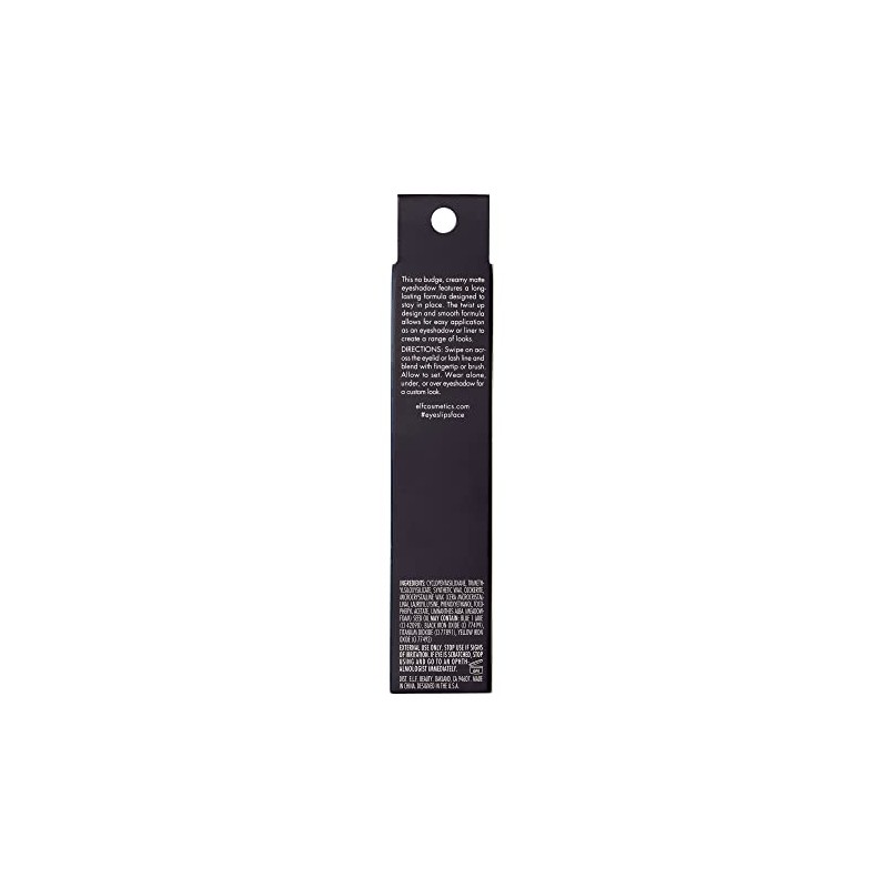 e.l.f. No Budge Matte Shadow Stick, One-Swipe Cream Eyeshadow Stick,