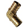 5 Pieces 5/8" x 5/8" Pex Elbow, Brass, Pex B,