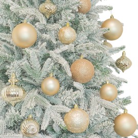 Busy Bee Christmas Tree Baubles, Shatterproof Christmas Tree Decorations, for Xmas Party, Wedding, Decor Ornaments, Hooks Included