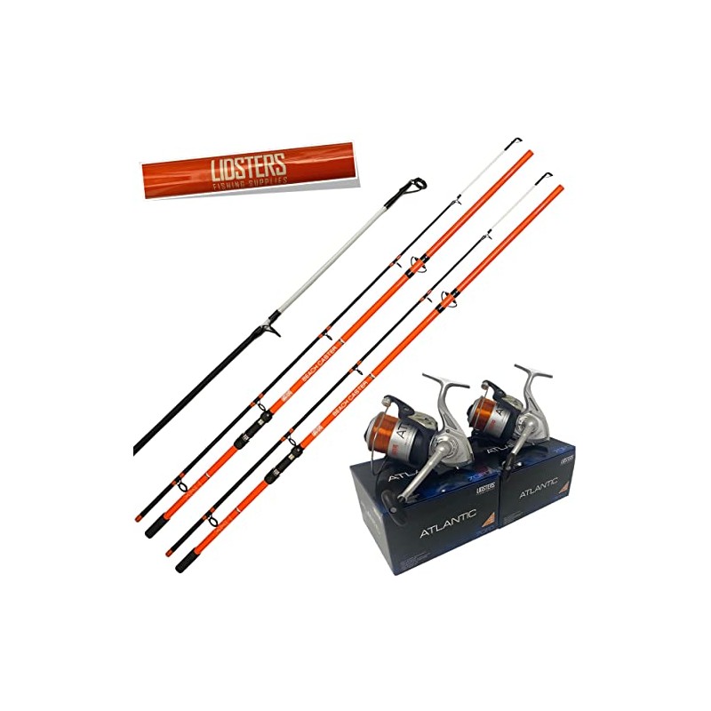 Lidsters 2 Fishing Beachcaster Sea Beach Pier Fishing Rod 12ft