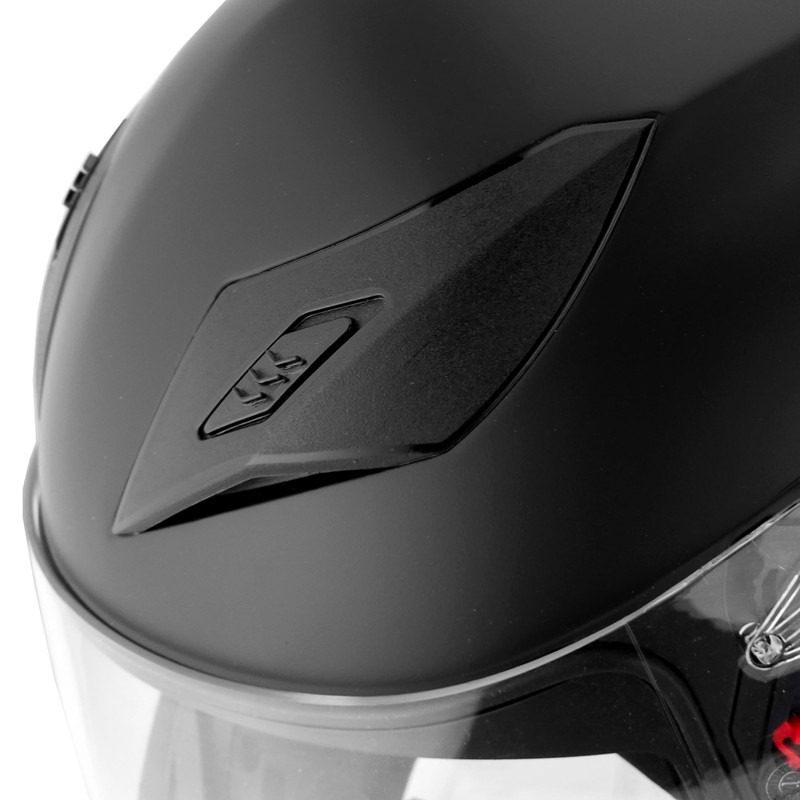 Bluetooth Motorcycle Helmet, Black (Large)
