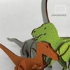 Little & Wood: Woodlet: Medium - Tyrannosaurus Rex - Green,