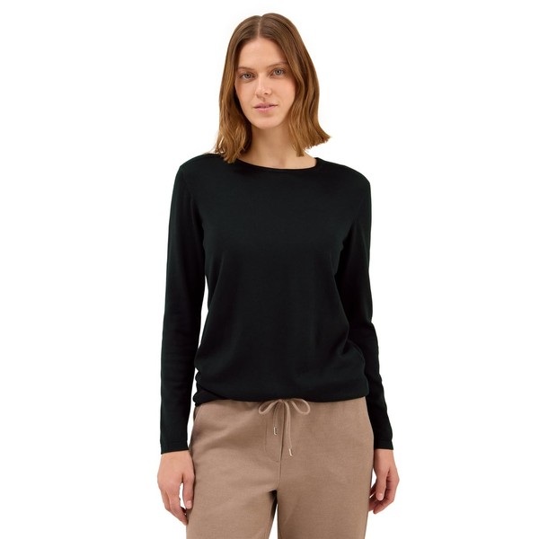 Cecil Women's Basic Pullover, black, M