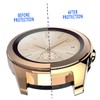 jojofuny 3pcs TPU Watch Case Protective Cover for Golden Color