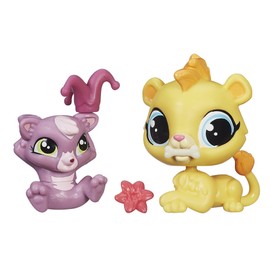 Littlest Pet Shop Pet Pawsabilities Leona Filbert and Cackles Rossi Doll
