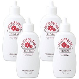 Hair Accelerator F (Floral Scent), 5.1 fl oz (150 ml), Quasi-Drug x 4 Packs