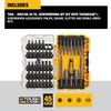DEWALT Screwdriver Bit Set with Tough Case, 45-Piece (DW2166), Grey/Silver