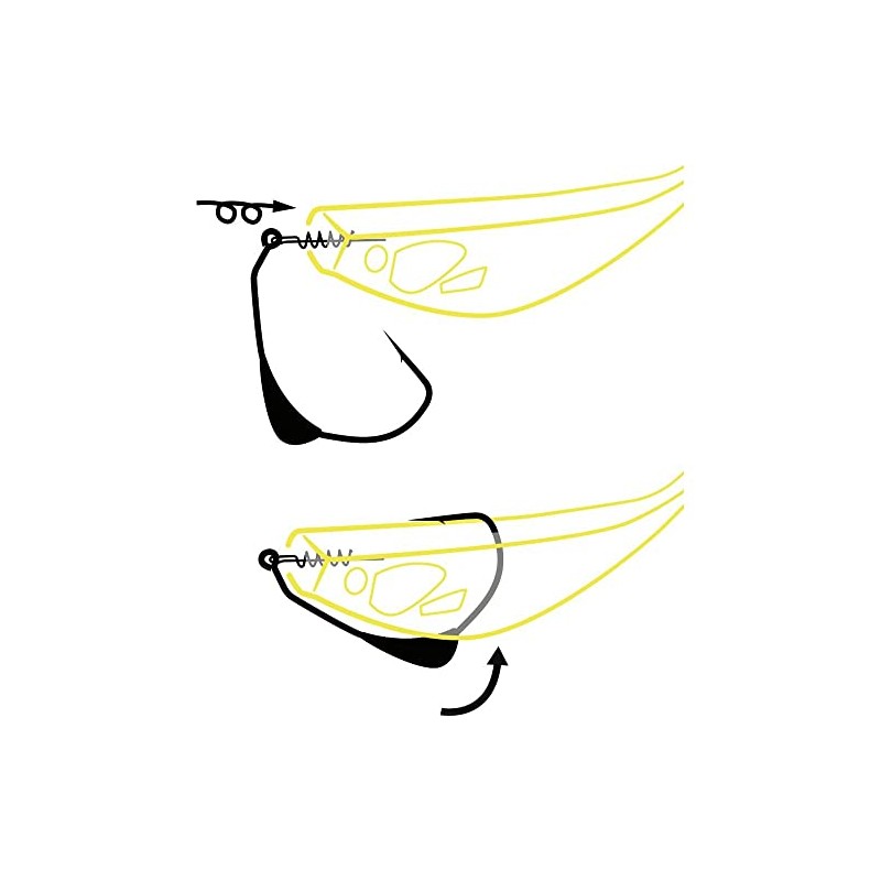 Black Cat # 12/0 Mega Offset Hook 1 Piece 15