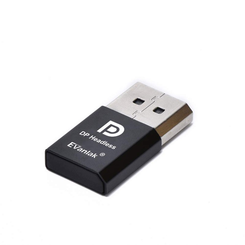 EVanlak DisplayPort Headless Ghost Display Emulator for PC 4K DP